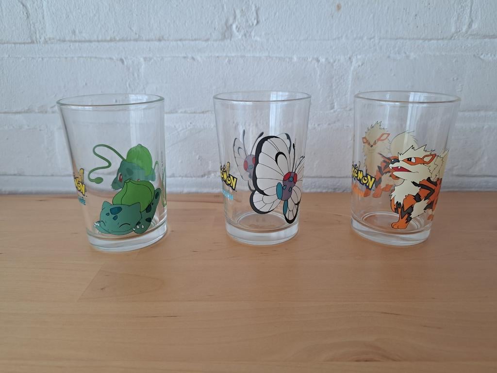 Pokemon glazen in goede staat, Ophalen