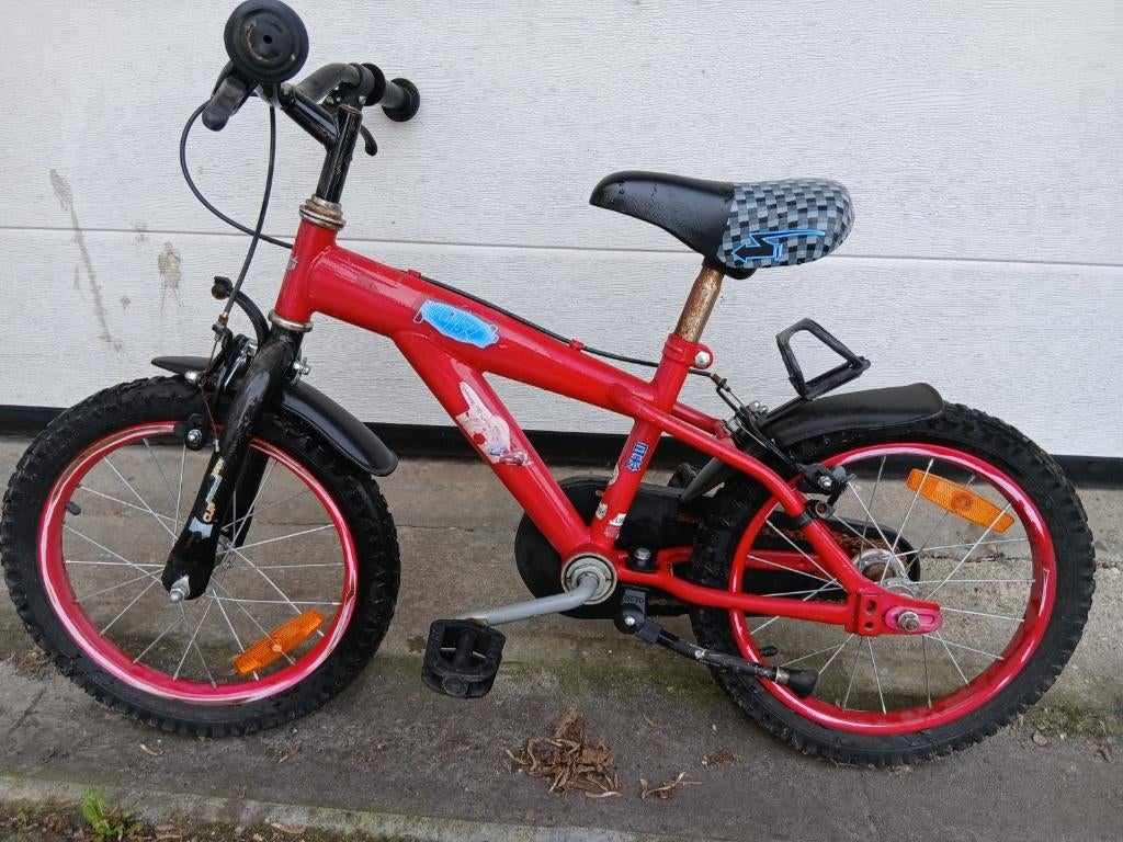 Disney Cars Kinderfietsfiets (4-6 jaar/jaar), Ophalen, Gebruikt, 16 inch, Autre