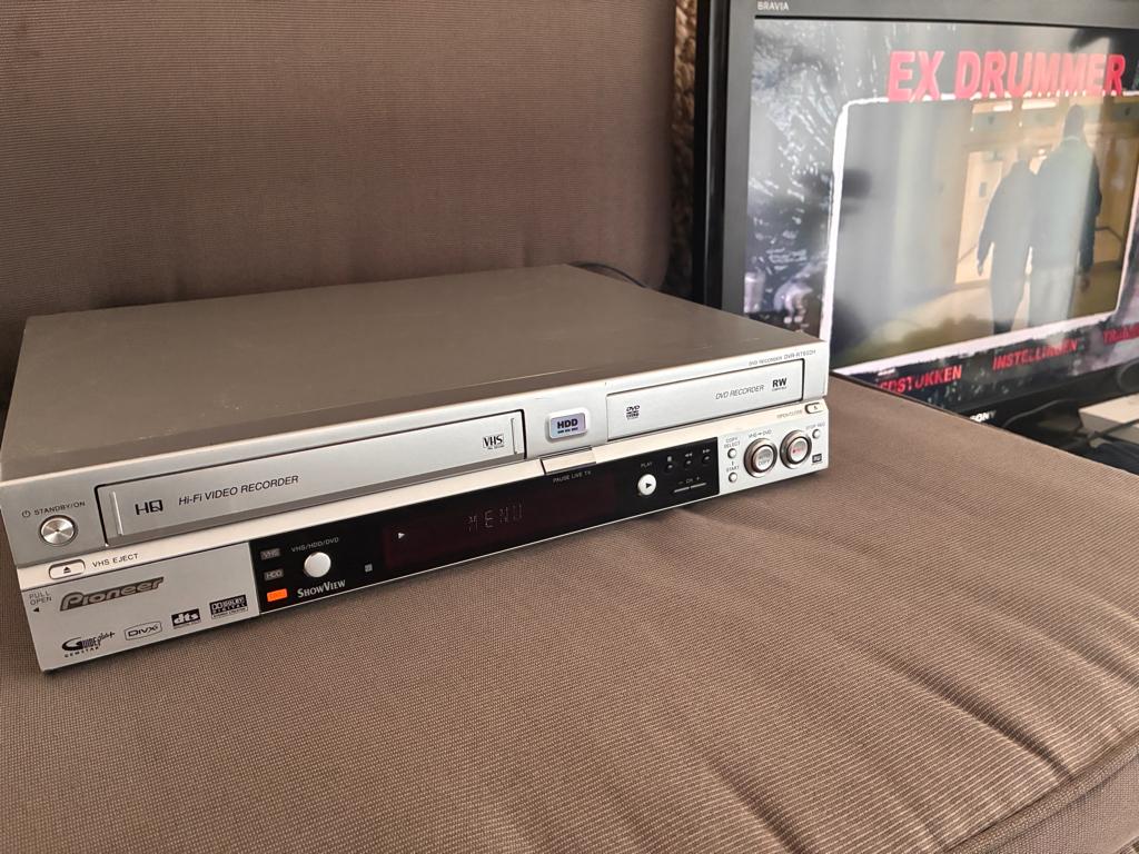 Pioneer DVR-RT602H - HDD, DVD & VHS recorder - zonder AB !, Ophalen of Verzenden, Gebruikt, Overige typen