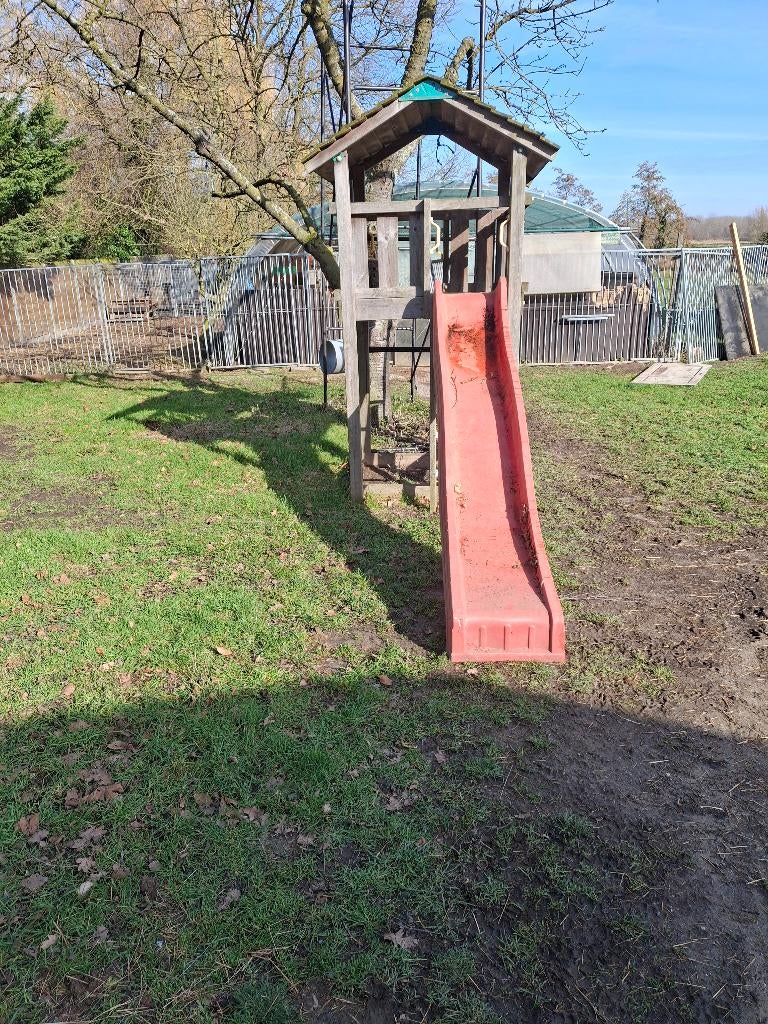 Playhouse avec toboggan, Enfants & Bébés, Enlèvement, Utilisé, Balançoire, Partie complémentaire