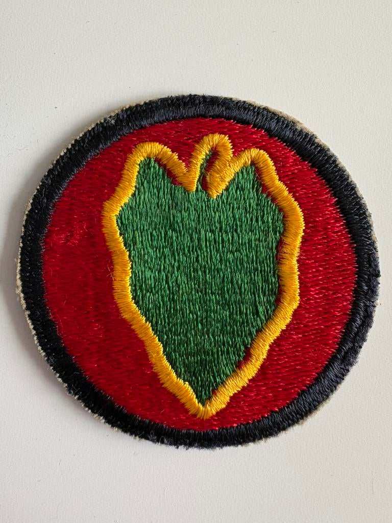 WW2 US Army 24th Infantry Division Patch, Verzamelen, Ophalen of Verzenden