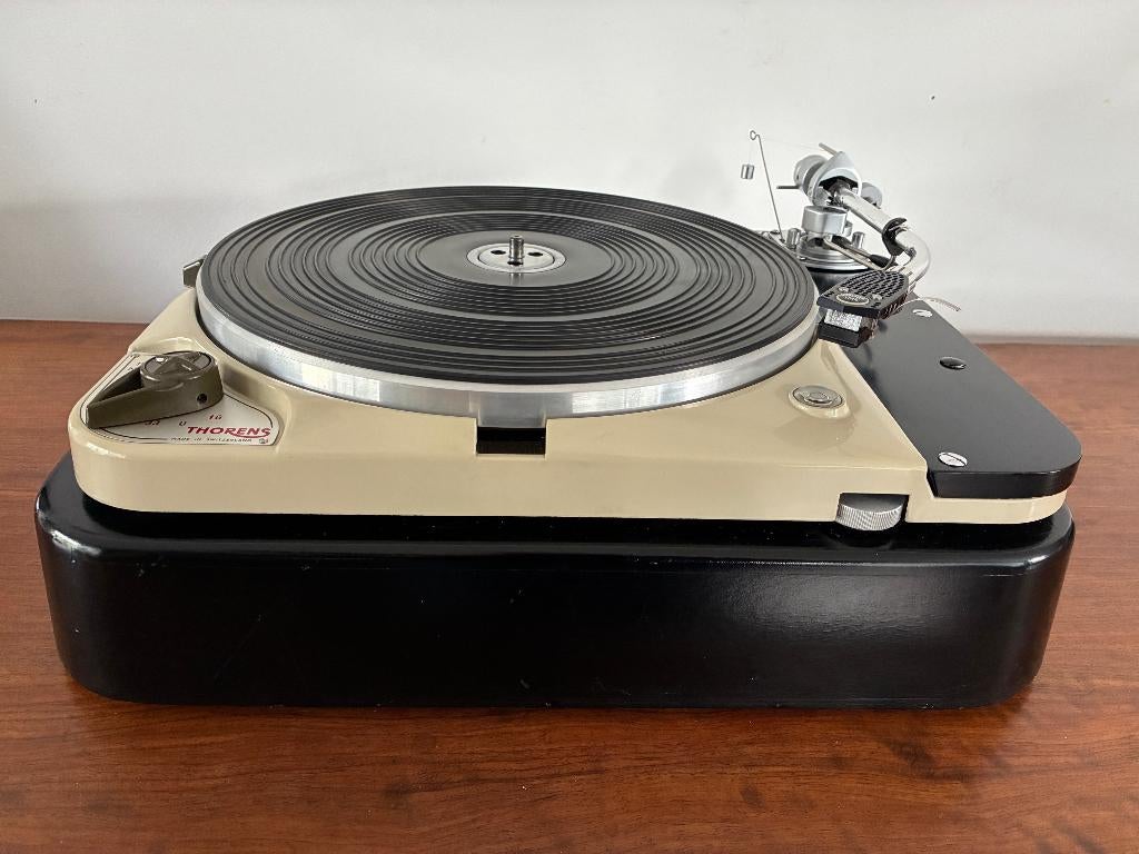 THORENS TD124 MK1 + SME 3009 II, Réglage pitch, Tourne-disque, Reconditionné, Thorens