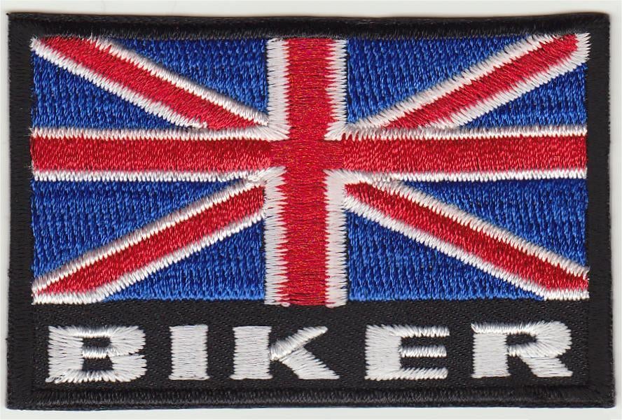 Union Jack Biker stoffen opstrijk patch embleem #3, Verzenden