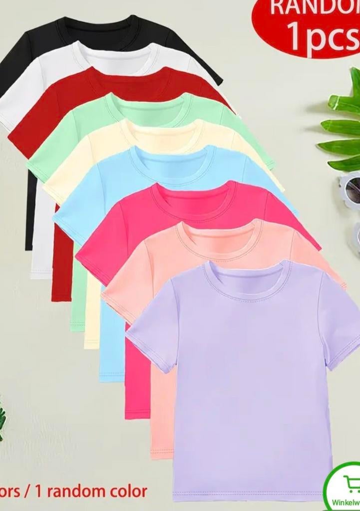 GEZOCHT BASIC T SHIRTS MAAT L/ xl voor thema week in creche, Ophalen, Maat 42/44 (L)