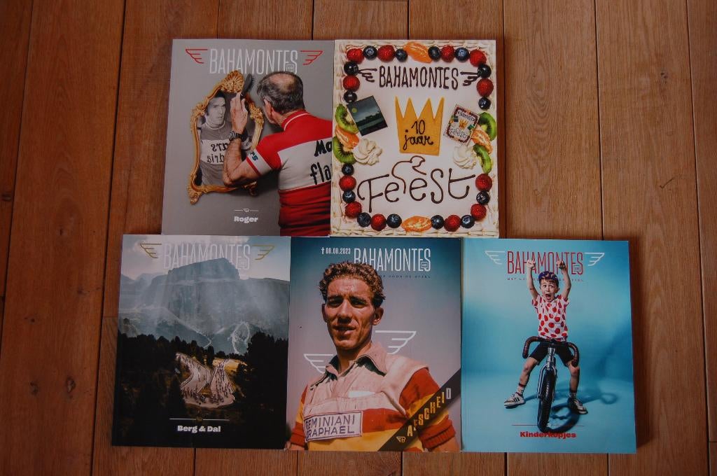 Wielertijdschrift, Bahamontes, 5 stuks, Boeken, Ophalen, Gelezen, Overige sporten