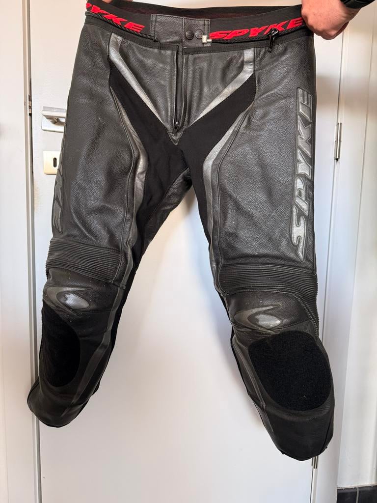 Spyke motobroek, Motoren, Ophalen, Tweedehands, Heren, Broek | leer