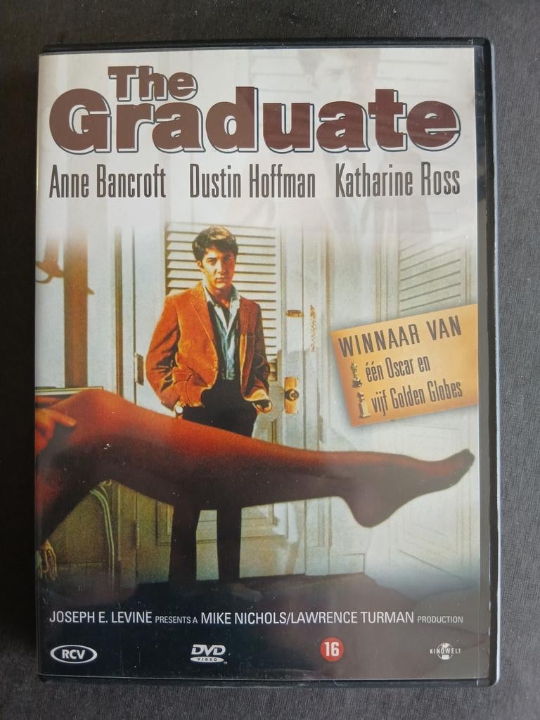 The Graduate (1967) Dustin Hoffman, Anne Bancroft, Vanaf 16 jaar, Ophalen of Verzenden, 1960 tot 1980, Zo goed als nieuw
