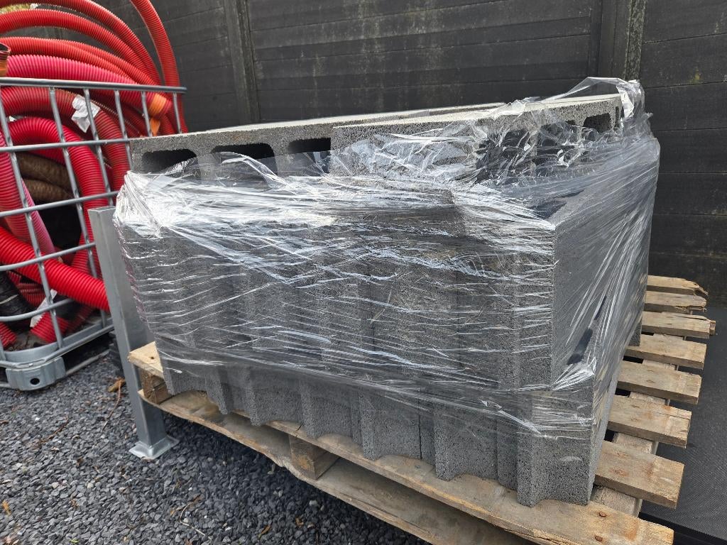 Potten en balken, Ophalen, Nieuw, Beton