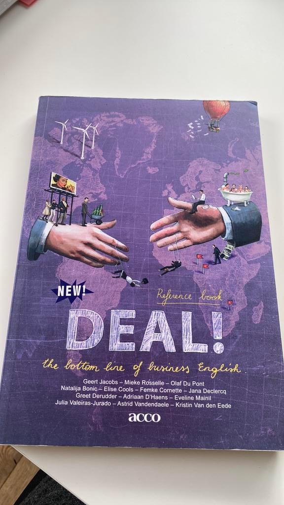 Geert Jacobs - Deal! the bottom line of business English, Ophalen of Verzenden, Geert Jacobs; Mieke Rosselle; Olaf Du Pont