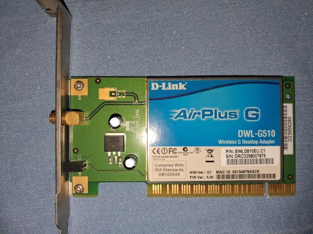 WIFI  PCI * mini PCI * Common Interface module, Enlèvement, Utilisé, Interne