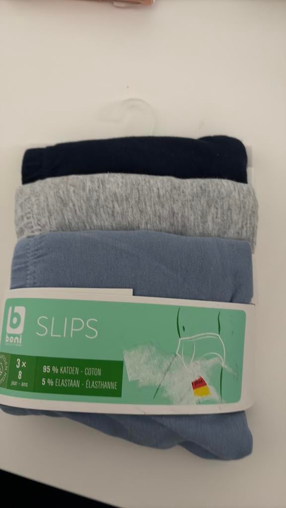 3 slips onderbroek jongens 8 jaar, Enfants & Bébés, Garçon, Enlèvement ou Envoi, Vêtements de nuit ou Sous-vêtements, Neuf