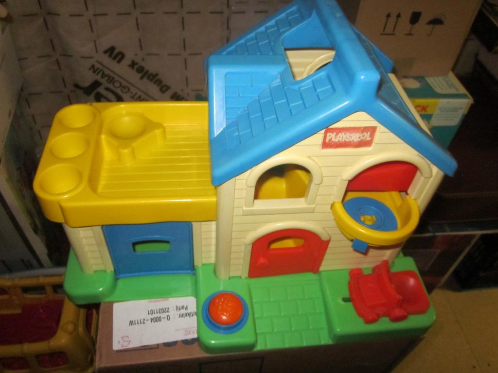 FISCHER PRICE - HUIS - PLAYSKOOL, Ophalen of Verzenden, Zo goed als nieuw, Speelset, Met geluid