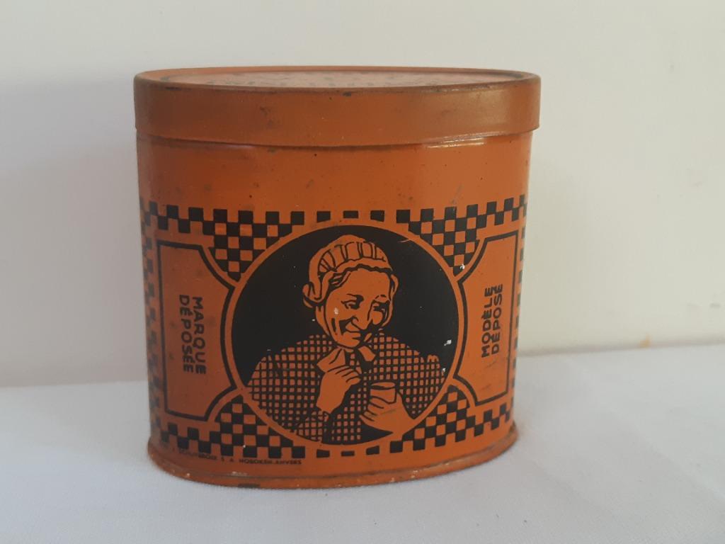 Vintage metalen doos uit 1930 Van der Cruyssen snuiftabak, Verzamelen, Ophalen of Verzenden, Gebruikt, Overige, Overige merken
