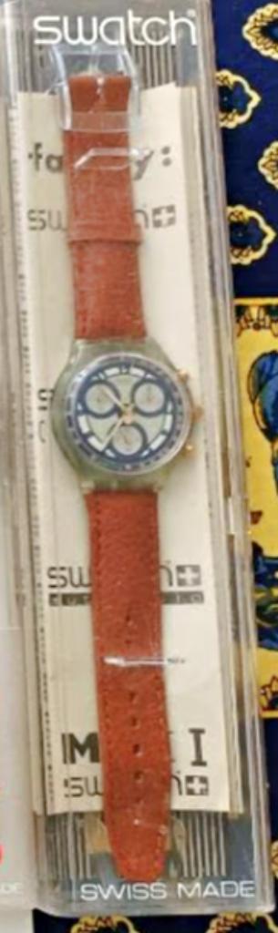 Montre SWATCH Chrono SCN107 Honeytree, neuve, avec boîte, Ophalen of Verzenden, Nieuw