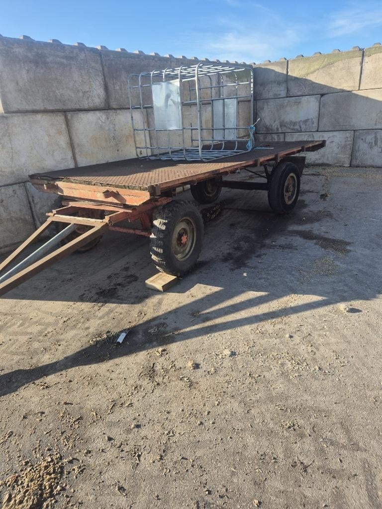 platte wagen, Ophalen