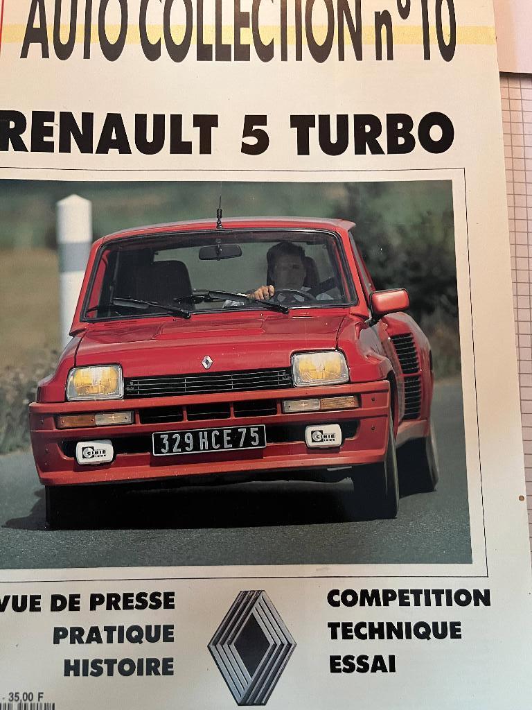 Magazine auto collection Renault R5 turbo, Ophalen of Verzenden, Renault