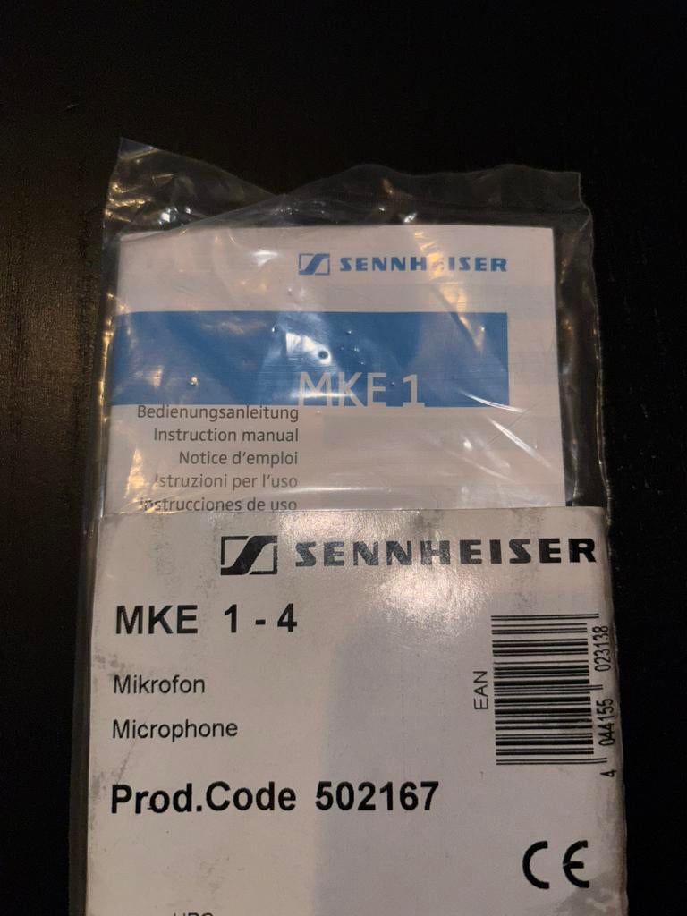 Sennheiser MKE 1-4, Muziek en Instrumenten, Microfoons, Ophalen, Nieuw