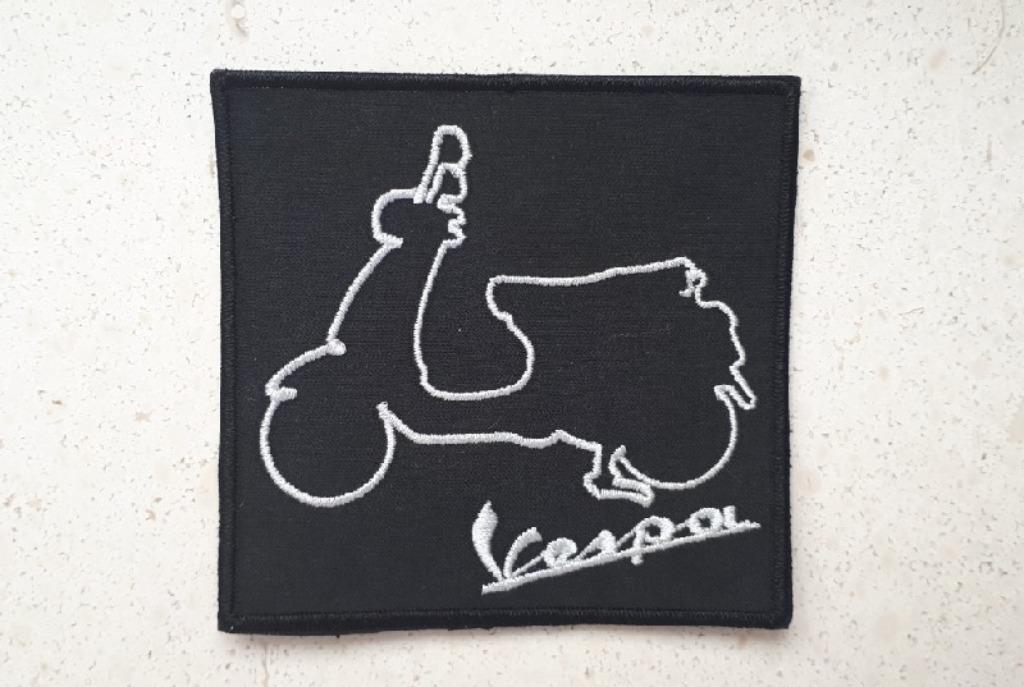 Écusson Vespa - 75 x 30 mm, Enlèvement ou Envoi, Neuf