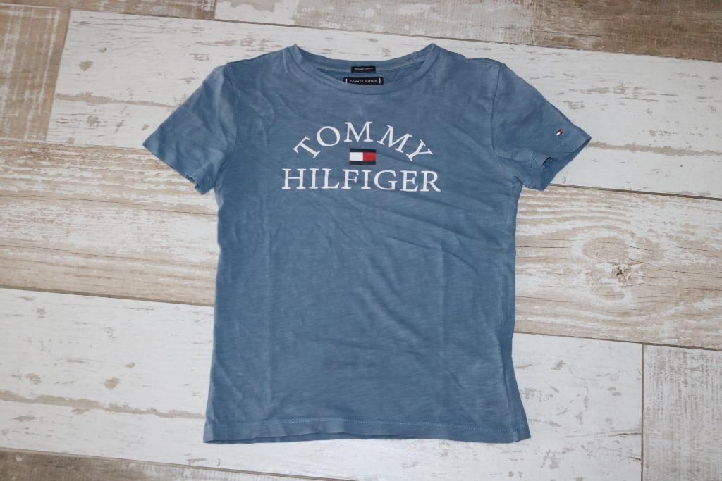 blauwe t-shirt Tommy Hilfiger maat 140, Kinderen en Baby's, Kinderkleding | Maat 140, Gebruikt, Ophalen of Verzenden, Tommy Hilfiger