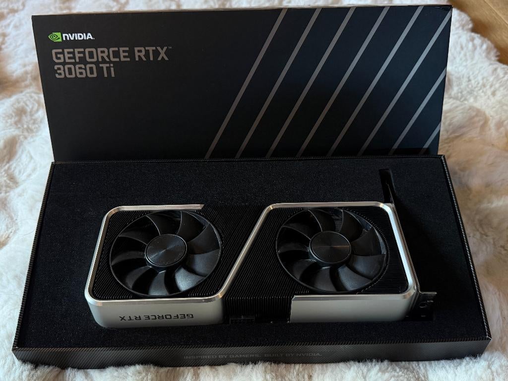 RTX 3060 Ti Founders Edition, Computers en Software, Videokaarten, Zo goed als nieuw, Nvidia, PCI-Express 4.0, GDDR6, HDMI, DisplayPort