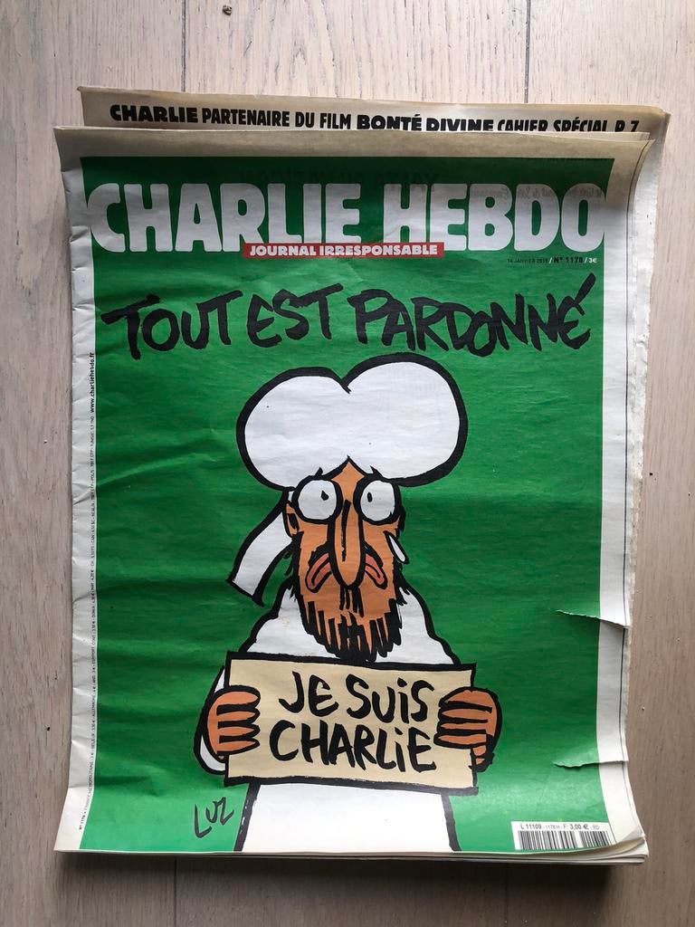 2 journaux Charlie Hebdo., Livres, Enlèvement, Comme neuf