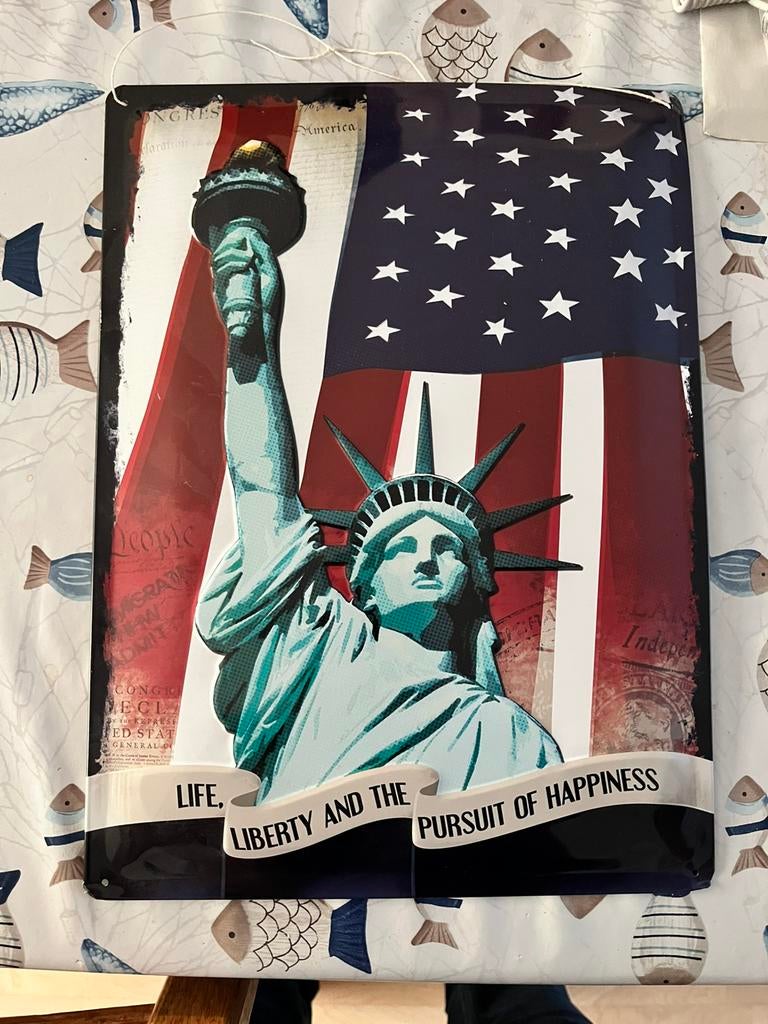 Kader van het Vrijheidsbeeld, Ophalen, Minder dan 50 cm, Metaal of Aluminium, Nieuw