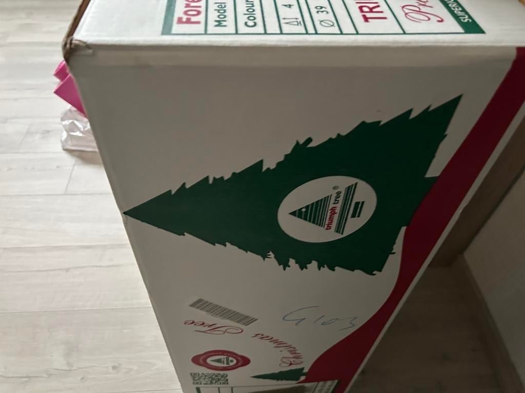 Kerstboom 120 cm (1x gebruikt) Triumph Premium, Diversen, Kerst, Ophalen, Nieuw