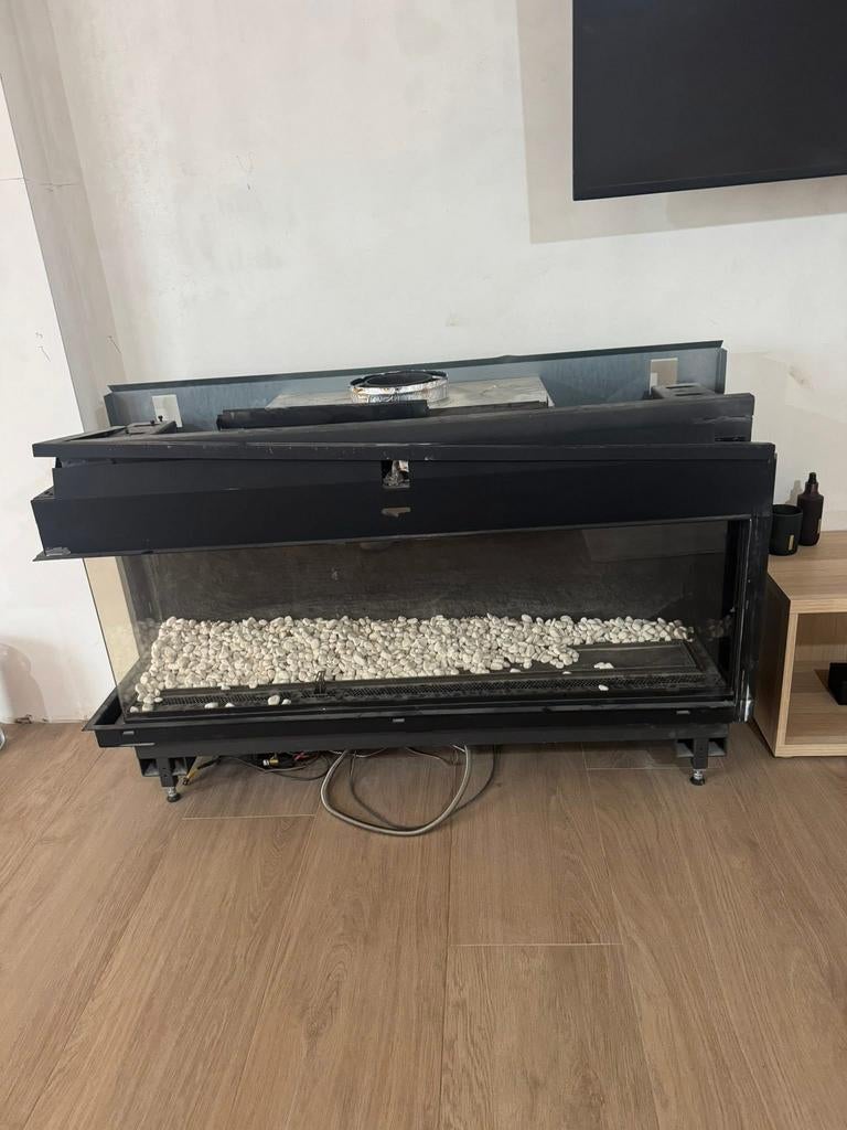 Insert au gaz avec télécommande comme neuf, Maison & Meubles, Poêles, Encastré, Enlèvement, Gaz, Utilisé