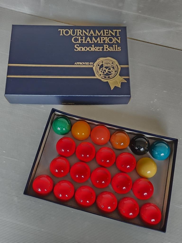 Snooker ballen Tournament Champion B&SCC, Ophalen of Verzenden, Zo goed als nieuw