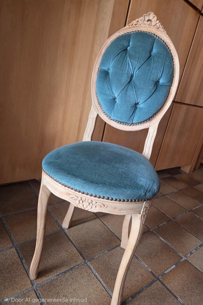 Louis XIV stoeltje, zitkussen moeten worden vervangen, Ophalen, Overige kleuren, Louis VIX, Zo goed als nieuw