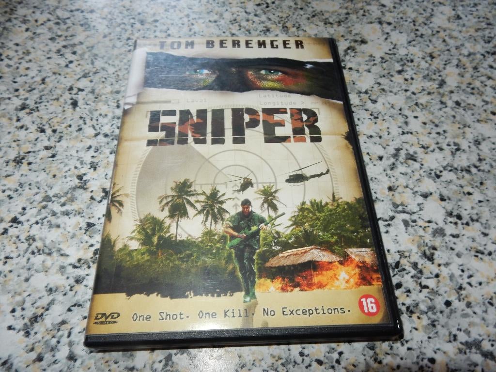 nr.2382- Dvd: sniper - actie, CD & DVD, DVD | Action, Comme neuf, Action, À partir de 16 ans, Enlèvement ou Envoi