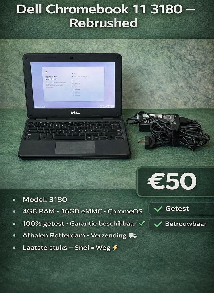 Laptops, Getest en Betaalbaar, Computers en Software, Laptop-opladers, Zo goed als nieuw, Ophalen of Verzenden