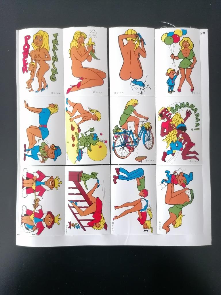 Vintage sticker set funny/Tirol 1 80s, Ophalen of Verzenden, Nieuw, Overige typen