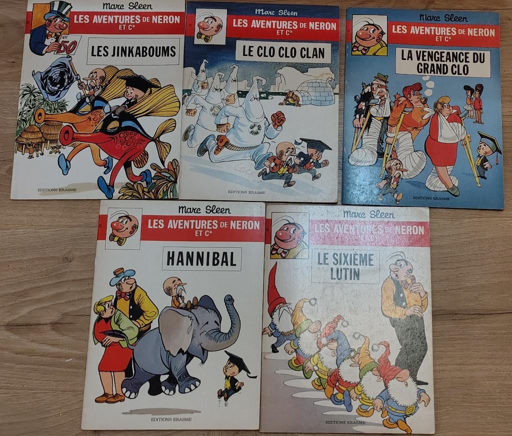 lot bd les aventures de Neron et cie de 50 à 57, Livres, BD, Utilisé, Enlèvement ou Envoi