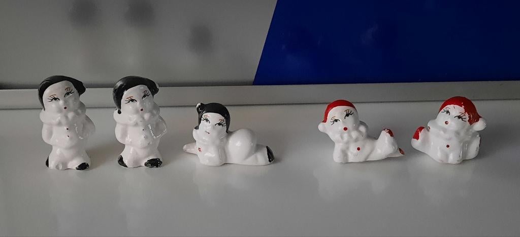 Décoration : figurines Pierrot vintage, Collections, Enlèvement ou Envoi, Utilisé