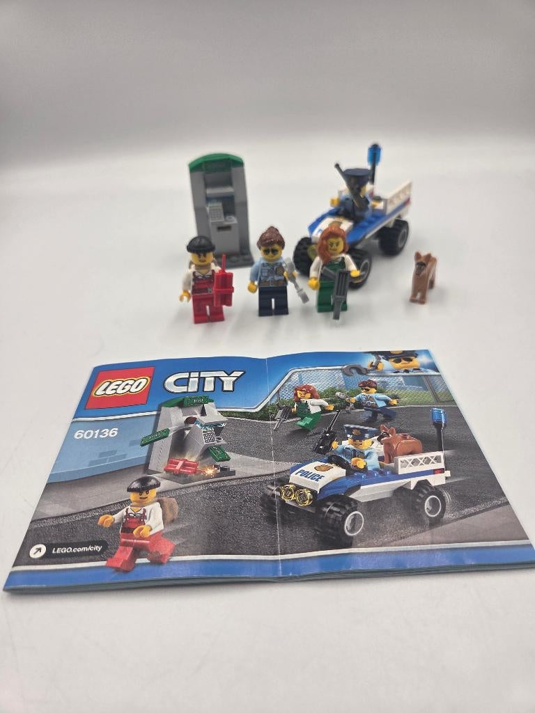 Lego City 60136 Police Starter Set, Kinderen en Baby's, Speelgoed | Duplo en Lego, Zo goed als nieuw, Lego, Complete set, Ophalen of Verzenden