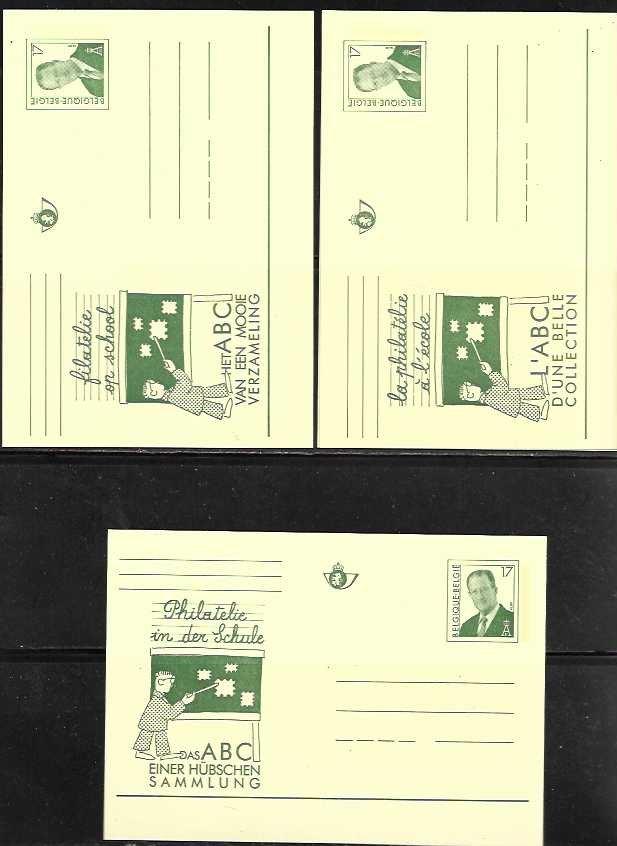 Belgie.  postkaart filatelie op school - 16 - .  xx, Timbres & Monnaies, Lettres & Enveloppes | Étranger, Envoi, Carte postale