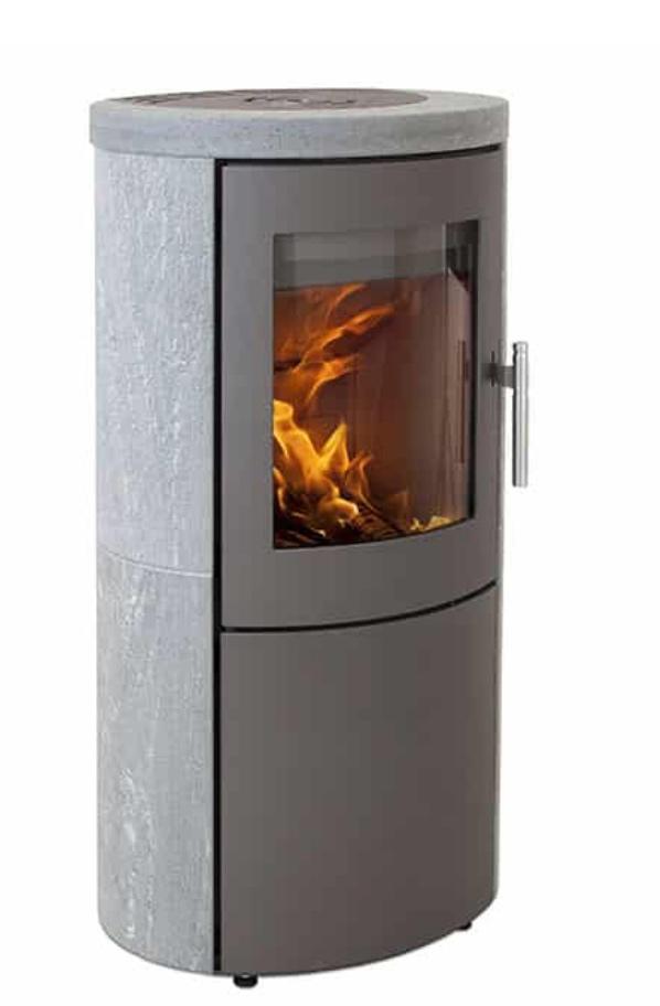 Speksteen kachel - zo goed als nieuw, Ophalen, Houtkachel, Zo goed als nieuw, Vrijstaand