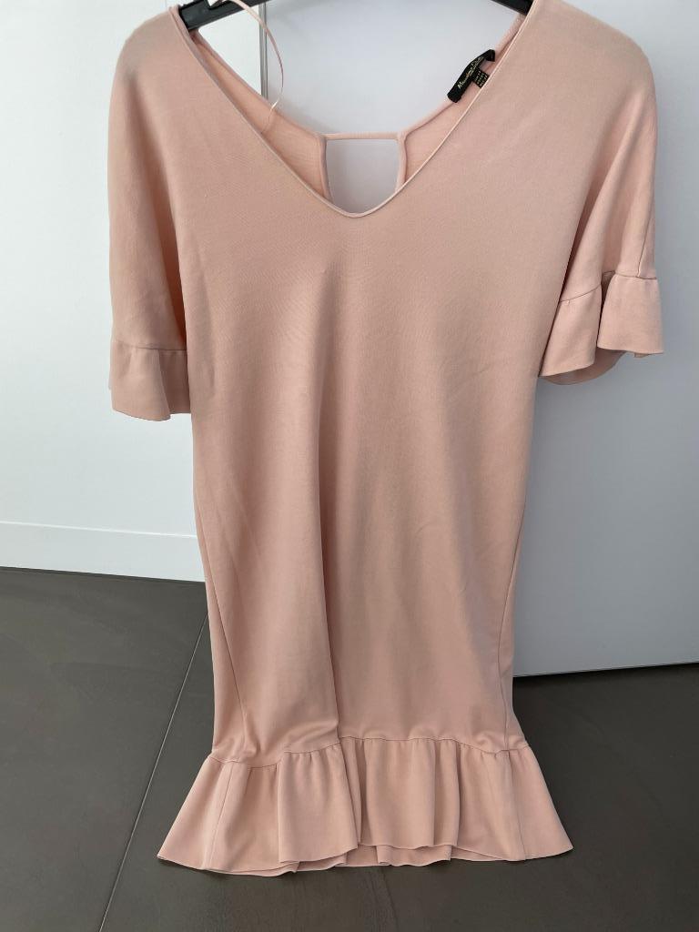 Roos kleed maat XS van Massimo Dutti, in perfecte staat!, Kleding | Dames, Jurken, Massimo Dutti, Ophalen of Verzenden, Zo goed als nieuw