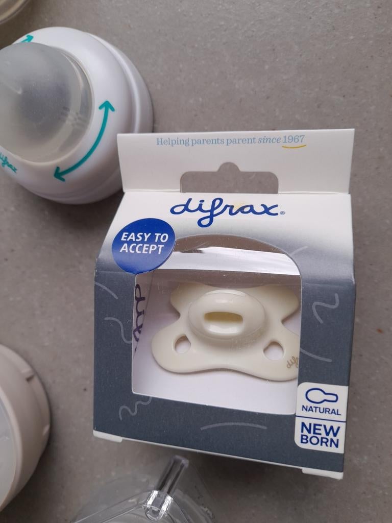 Nieuw difrax tutje/ flesjes en speentjes, Ophalen, Nieuw
