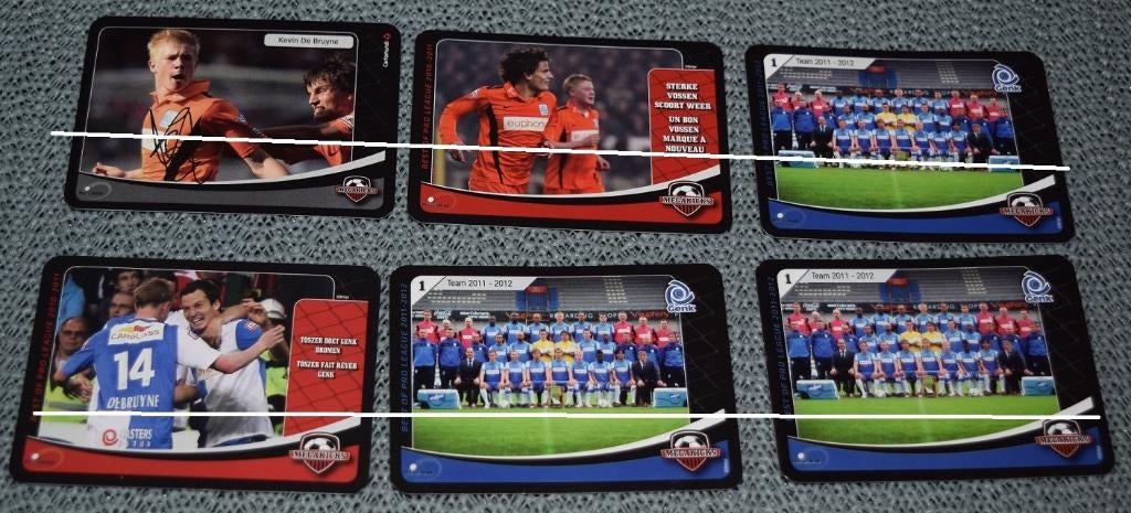 Megakicks/Kevin De Bruyne/19 cartes/4 différentes, Collections, Articles de Sport & Football, Enlèvement ou Envoi, Neuf, Cartes de joueur