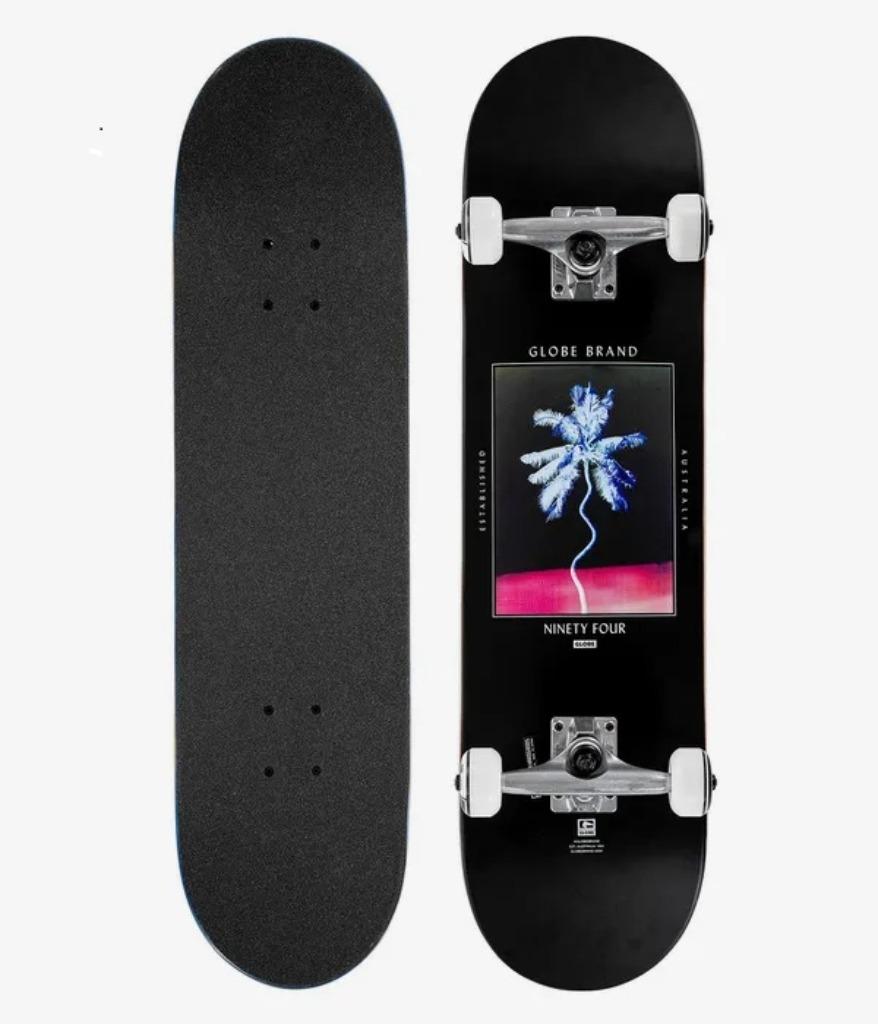 Skateboard  Globe Palm Off 8" Complete (black), Sports & Fitness, Enlèvement ou Envoi, Comme neuf, Skateboard