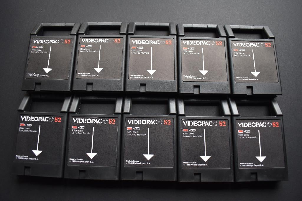 13 x KILLER BEES Philips Videopac 52 + G7000 G7400 NOS VINTA, Ophalen of Verzenden, Zo goed als nieuw