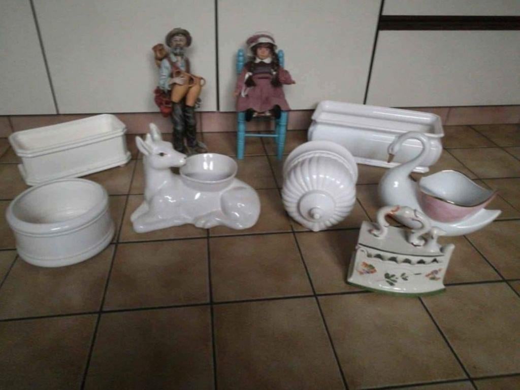 porselein potten beelden, Ophalen