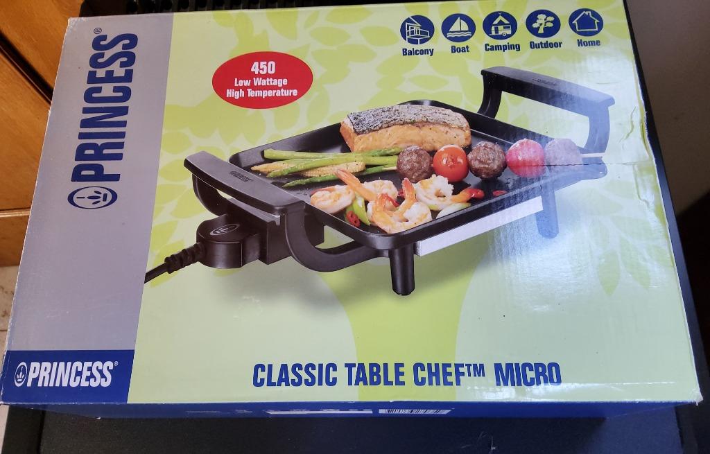 Princess bakplaat elektrisch voor vlees vis groentjes..., Ophalen of Verzenden, Zo goed als nieuw, Tafelgrill