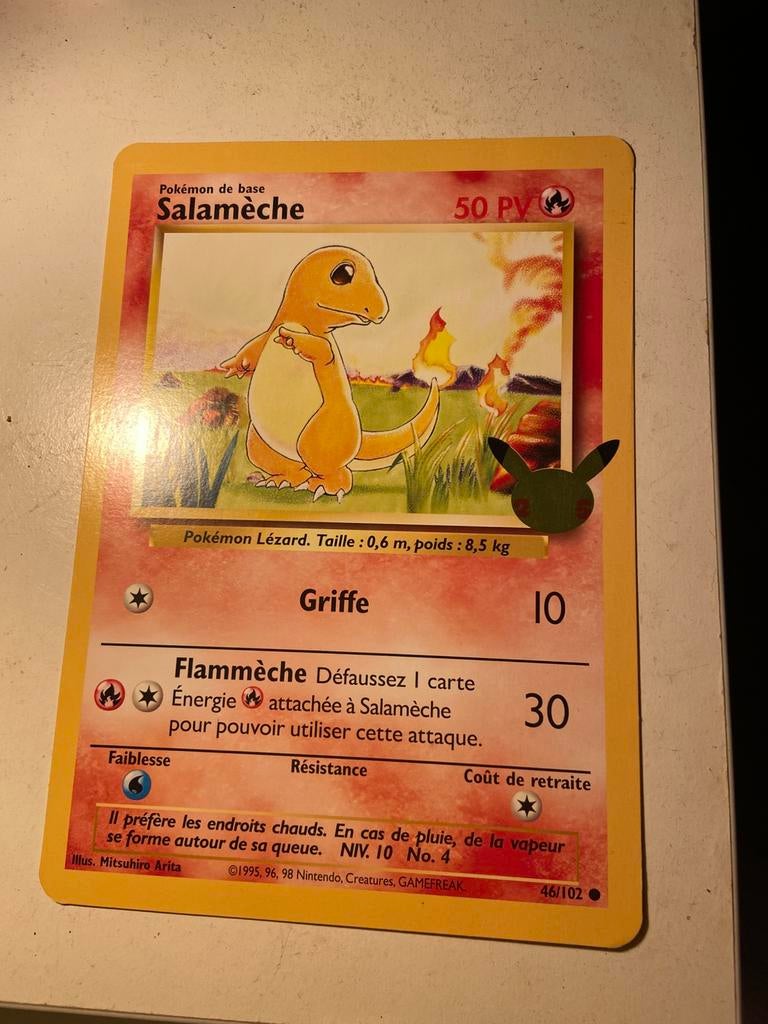 Grande carte salamèche  de 1995, Hobby & Loisirs créatifs, Enlèvement, Comme neuf