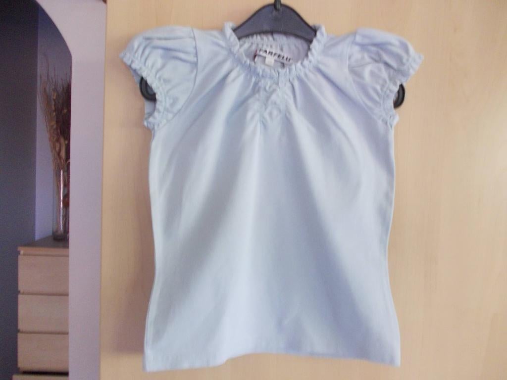 Tshirts Pressions, NO NO en Farfelu. maat 128. Meisje, Enfants & Bébés, Vêtements enfant | Taille 128, Comme neuf, Fille, Chemise ou À manches longues