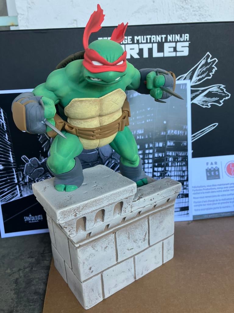 Statue Fariboles Tortues Ninja - Raphael - no Aroutcheff, Collections, Enlèvement ou Envoi, Utilisé, Autres types