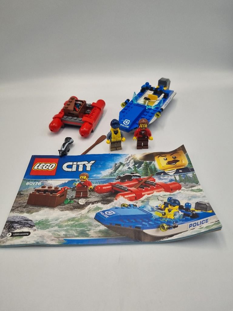 Lego City 60176 Wild River Escape, Ophalen of Verzenden, Zo goed als nieuw, Complete set, Lego