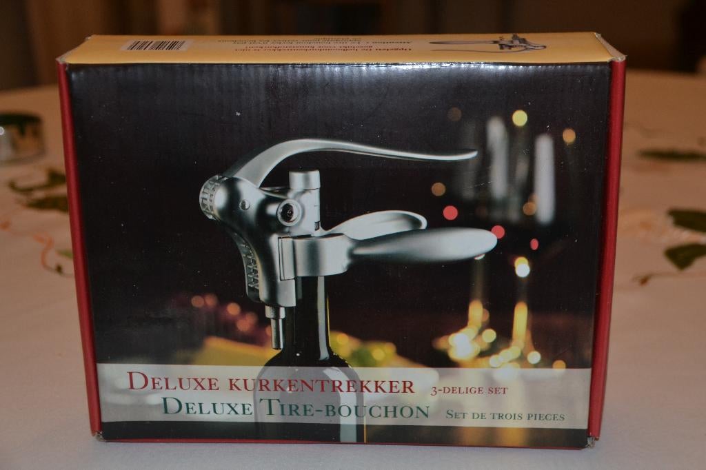 Deluxe Kurkentrekker (3-delig), Ophalen of Verzenden, Nieuw